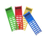 Milisten 4 pièces Organisateur de Matériel de Support Robuste Enchevêtrement pour Lignes et Hameçons Rangement Portable pour Gestion des Accessoires