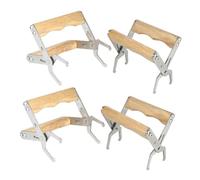 Milisten 4 Pièces Outil de Levage Cadre Apiculture Acier Inoxydable avec Poignée Ergonomique Support Cadre Ruche pour Apiculteurs