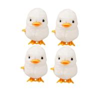 Milisten 4 pièces Remonter Canard Canards Sautants Peluche pour Jouets Amusants pour Pâques et Décorations de Jardin