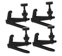 Milisten 4 Tendeurs De Cordes Pour Violon 4/4-3/4 En Laiton Noir Accordeurs PréCis Faciles À Installer Accessoires Pour Violon Acoustique Et ÉLectrique