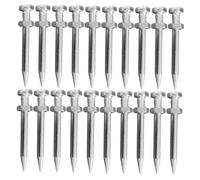 Milisten 40 pièces Chaussures Aérateur Pelouse Pointes Métal Crampons Lourds pour Aération Sol Compacté Accessoires Portables pour Pelouses Jardins et Potagers