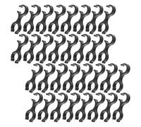 Milisten 40 Pièces Clips pour Bâtons de Randonnée Plastique Attaches Doubles pour Canne de Marche Accessoires de Randonnée Résistants et Ajustables pour Sécuriser et Organiser Vos Bâtons