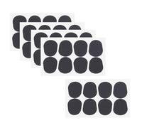 Milisten 40 Pièces Coussins Embouchure Ovales Antidérapants pour Saxophone et Clarinette Lot de Patchs Protecteurs Noirs Adhésifs Fines Pastilles Durables sans Résidu pour Jeu Précis