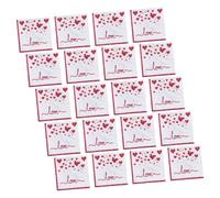 Milisten 40 Pièces Serviette imprimée Holiday Napkins Papier de serviette de la Saint-Valentin fournitures pour la saint valentin serviettes décoratives blanche