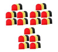 Milisten 45pièces Couvre-Micro Éponge Épaisse Protection Vent Accessoires pour Microphones Ktv Conférences Et Performances Scéniques Rouge Jaune Noir