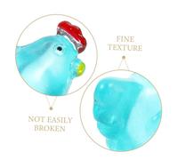 Milisten 48 Pièces Miniature Glow in The Figurines Resin Cute Mini Chick for DIY Garden Bonsai Landscape Decoration