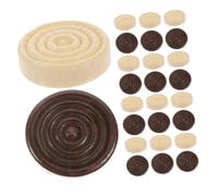 Milisten 48 Pièces Round Game Piece Replacement for Board Games Camping Backyard Play and Educational Use