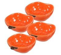 Milisten 4pièces Gamelle Céramique pour Hamster Et Rongeur Bol Eau Et Nourriture Stable Et Résistant Facile à Nettoyer