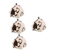 Milisten 4pièces Hamac pour Hamster Et Rongeurs Nid Douillet pour Chinchilla Et Cochon Accessoire Confortable pour Cage Et des Petits Animaux