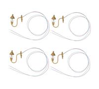 Milisten 4pièces Mini Lampe Murale LED Lampe Décorative pour Modèles De Maisons Miniatures Et Table Éclairage Chaud pour Décoration De Jouets Et Paysages Lumière Blanche