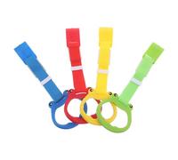 Milisten 4pièces Poignées de Maintien pour Garçon Fille Anneaux de Suspension pour Lit Garçon Fille avec Poignée Fixe pour Apprendre à Marcher et Développement Moteur