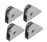 Milisten 4pièces Poulies pour Mât De Drapeau De Rechange Acier Inoxydable Poulie Supérieure pour Système De Levage Roue pour Corde De Drapeau Poulie Gorge