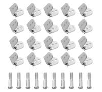 Milisten 5 Ensembles de Charnières de Réparation pour Lunettes en Alliage de Zinc Argenté 4,5 Mm Kit Facile à Utiliser pour Réparation Précise à Domicile DIY