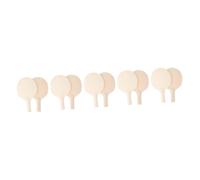Milisten 5 Ensembles Pagaies De Tennis De Table DIY pour Garçon Fille Kit De Non pour Exercices De Pong Sportif Extérieur Amélioration Pratique Et Créativité 2 Pièces * 5