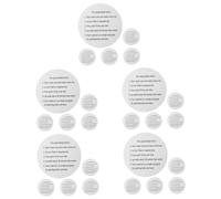 Milisten 5 Ensembles Patch Réparation Étanche Autocollants Adhésifs pour Produits Gonflables Réparation Tente Et Bateau Facile À Utiliser Invisible Surface Compatible avec 5 Pièces * 5