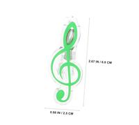 Milisten 5 pièces Clips de Partition Musicale Couleurs Assorties Pince de Lecture Résistante Acier et Plastique Maintien Solide pour Partitions Accessoire Multifonction pour Étudiants et
