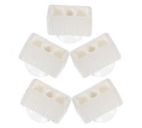 Milisten 5 Pièces Connecteurs De Parc en Plastique Connecteurs De Coin De Parc Accessoires Porte Bébé White