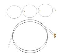 Milisten 5 Pièces Cordes Guitare Acier B- Corde Remplacement Compatible Guitare Acoustique Électrique Studio Scène Anti-corrosion