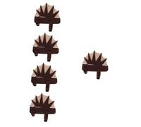 Milisten 5 Pièces Déguisement De Transformation De Lézard Petit Ornement De Fête pour Animaux De Compagnie Harnais De Dragon Barbu Vêtements De Lézard Gilet Lézard Light Brown Feutre