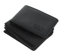 Milisten 5 Pièces Étui pour Permis de Conduire, Pochette à Cartes, PU, Noir, Grosse Capacité, Sécurité pour Cartes et Argenté, Transport Facile, Hommes et Femmes, Bureaux, Usage Quotidien