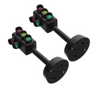 Milisten 5 pièces Feu de Circulation Éducatif Modèle de Signalisation avec Sons et Lumières pour Apprentissage Milieu Scolaire et Activités Extérieures