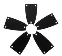 Milisten 5 Pièces Guitar Truss Rod Covers Bell Shape Metal Plates Electric Bass Guitar Neck Plates Replacement Accessories With Screws For Stable Tuning