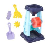 Milisten 5 pièces Kit Jouets de Plage Garçon Fille avec Sablier Pelle et Outils Créatifs pour Jeux de Sable Accessoires Colorés Aléatoires Sécurisé pour Plage Piscine et Couleur Aléatoire