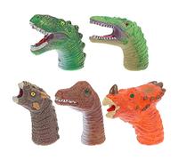 Milisten 5 Pièces Marionnettes à Doigts Dinosaure de Jouets Éducatifs pour Outils de Jeu Parfait pour Fêtes et