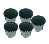 Milisten 5 Pièces Pots de Fleurs Plastique Rond Racines Lot pour Plantes Intérieur Extérieur pour Orchidées Roses Plus