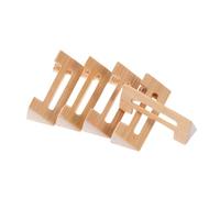 Milisten 5 Pièces Sanxian Bridge Handmade Aged Bamboo Hollow Design For Acoustic Performance Traditional Chinese Musical Instrument Accessory