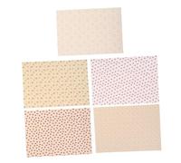 Milisten 5 Pièces Scale Self Adhesive Cute Patterns Easy to Cut and Stick for DIY Dollhouse Decoration