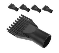 Milisten 5 Pièces souffleur d'eau pour Animaux de Compagnie Buses de Diffusion diffuseur sèche-Cheveux Remplacement de la buse en Plastique Buses de séchage Abdos Black
