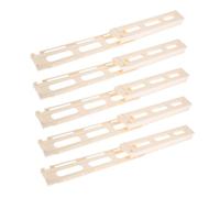 Milisten 5 Pièces Support de Domino Plastique de Supports pour Jeu de Société Accessoires pour Domino et Mexican Train Rangement pour Expérience de Jeu Améliorée