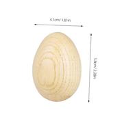 Milisten 5 Pièces Œufs Shaker Bois Naturel Musical Garçon Fille Sécurisé sans Odeur Agréable pour Garçons et Filles