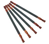 Milisten 5 Pièces Wood Bird Perch Stand for Round Cages Natural Sanded Surface Paw Grinding Stick for Small Birds Like Canaries and Parakeets Cage Accessory Easy to Install