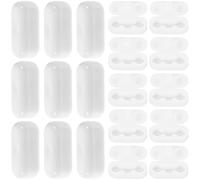 Milisten 50 Pièces Connecteurs Incurvés Chaînette de Perles pour Stores Verticaux en Pom Blanc, Accessoires Réparation Rideaux Enrouleurs, Chaîne à Billes pour Stores Maison et Bureau