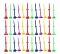 Milisten 50 pièces Golf Ball Holder Set Plastic Small Golf Tees Enhanced Stability for Beginners and Advanced Players for Accurate Positioning and Portable Practice