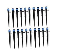 Milisten 50 Pièces Goutteur Irrigation Réglable Micro Arroseur pour Arrosage de Plantes et Refroidissement de Toits et Facile à Installer Chapeau Bleu