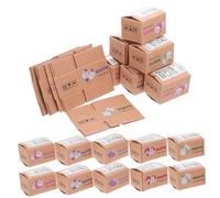 Milisten 50 Pièces Small Packaging Paper Boxes for Creative Present Wrapping and Miniature Display
