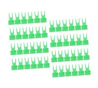 Milisten 50 Pièces Support de Mangeoire pour Cage à Oiseaux Fourchettes Vertes pour Fruits et Légumes Accessoires Volière pour Perroquets Perruches Petits Oiseaux