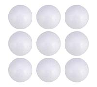 Milisten 50Pcs Boules de Mousse Artisanale Boules de Mousse Lisse pour Les Arts Artisanat Bricolage Ornements Projets Scolaires Décoration Noël