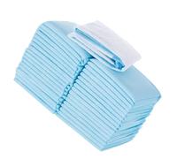 Milisten 50pièces Coussinet Chien Tapis Apprentissage Alèses Jetables pour Chiots Tapis Absorbants Usage Quotidien Lot pour Voyages