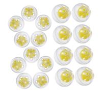 Milisten 50pièces Hochets Jouets pour Animaux Boule Bruit Hochet Inserts Jouets Crochet Boule Crocheter Insert Balle Animaux Compagnie Couineurs Balle Compagnie Chien Poupée Couineur Poupée