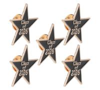 Milisten 5pièces Épinglettes de Remise de Diplômes Lot de Badges Souvenirs de Cérémonie Broches à Épingler pour Étudiants et Invités Accessoires de Décoration