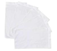 Milisten 5pièces Filtre Piscine Chaussette Écumoire Piscine Déchets Chaussettes Optionnelles pour Filtre à Déchets Blanc