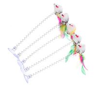 Milisten 5pièces Jouet Interactif pour Chat Jeu pour Chat Jouets pour Animaux De Compagnie Lot Clochette pour Stimuler Intérêt Et Activité Physique