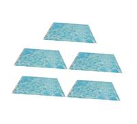 Milisten 5pièces Papier De Simulation Eau Ondulée Pour Paysage Autocollants Décoratifs Pour Modèles De Sable Et Projets