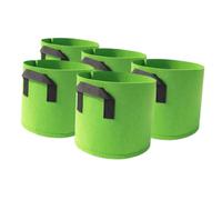 Milisten 5pièces Sacs De Plantation Non Tissés pour Fleurs Et Légumes Lot de Résistants Et Perméables pour Culture De Plantes Succulentes Et Fruits