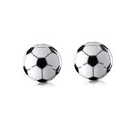 Milisten 6 pièces Ballons de Football Gonflables PVC pour Fête et Jeux Garçon Fille Décorations Réutilisables et Facile à Gonfler Blanc et Noir