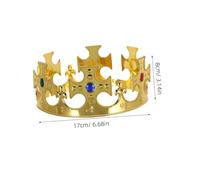 Milisten 6 pièces Couronne Anniversaire Princesse et Prince Scintillante pour Fête Garçon Fille Chapeaux Décoratifs Élégants Unisexes Accessoires Costume Fête et